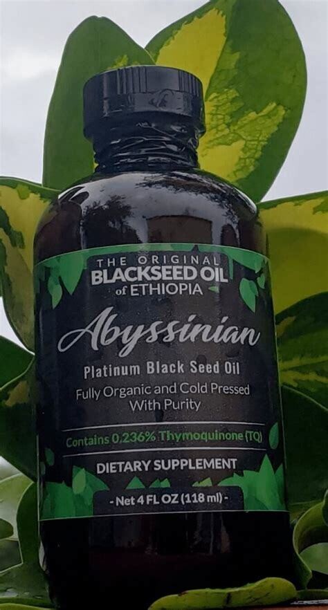 Health - Black Seed Oil  Abyssinian Platinum
