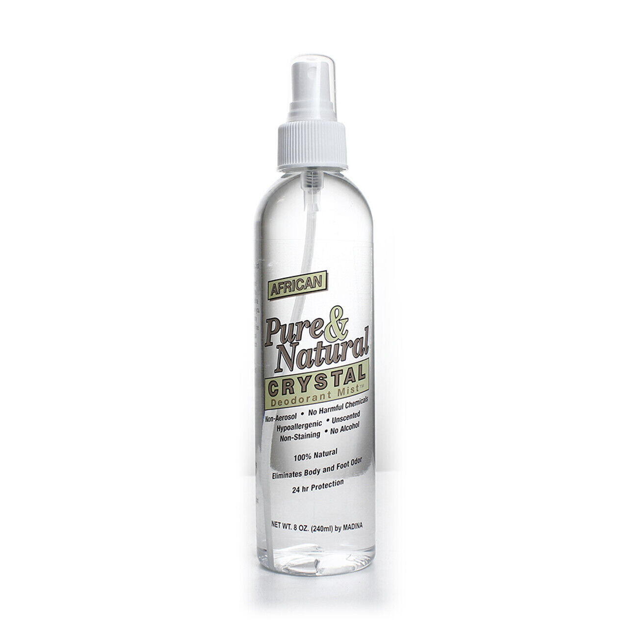 Hygiene - Pure &amp; Natural Crystal Deodorant Mist