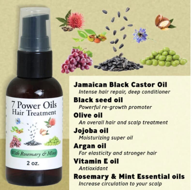 Hair -7 Power Oils Hair Treatment