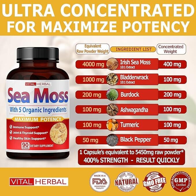 Health - Sea Moss Capsules