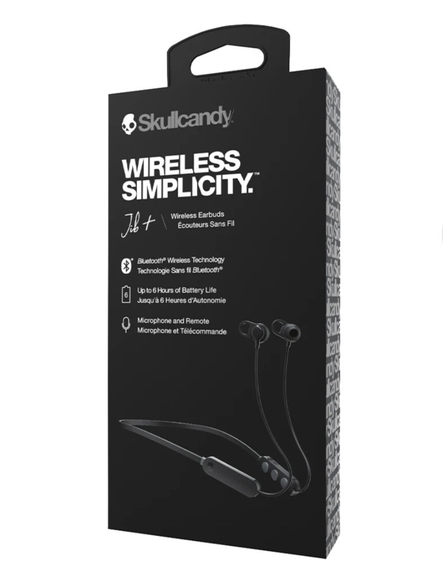 Skullcandy - Jib+ In Ear Wireless Headphones - Black