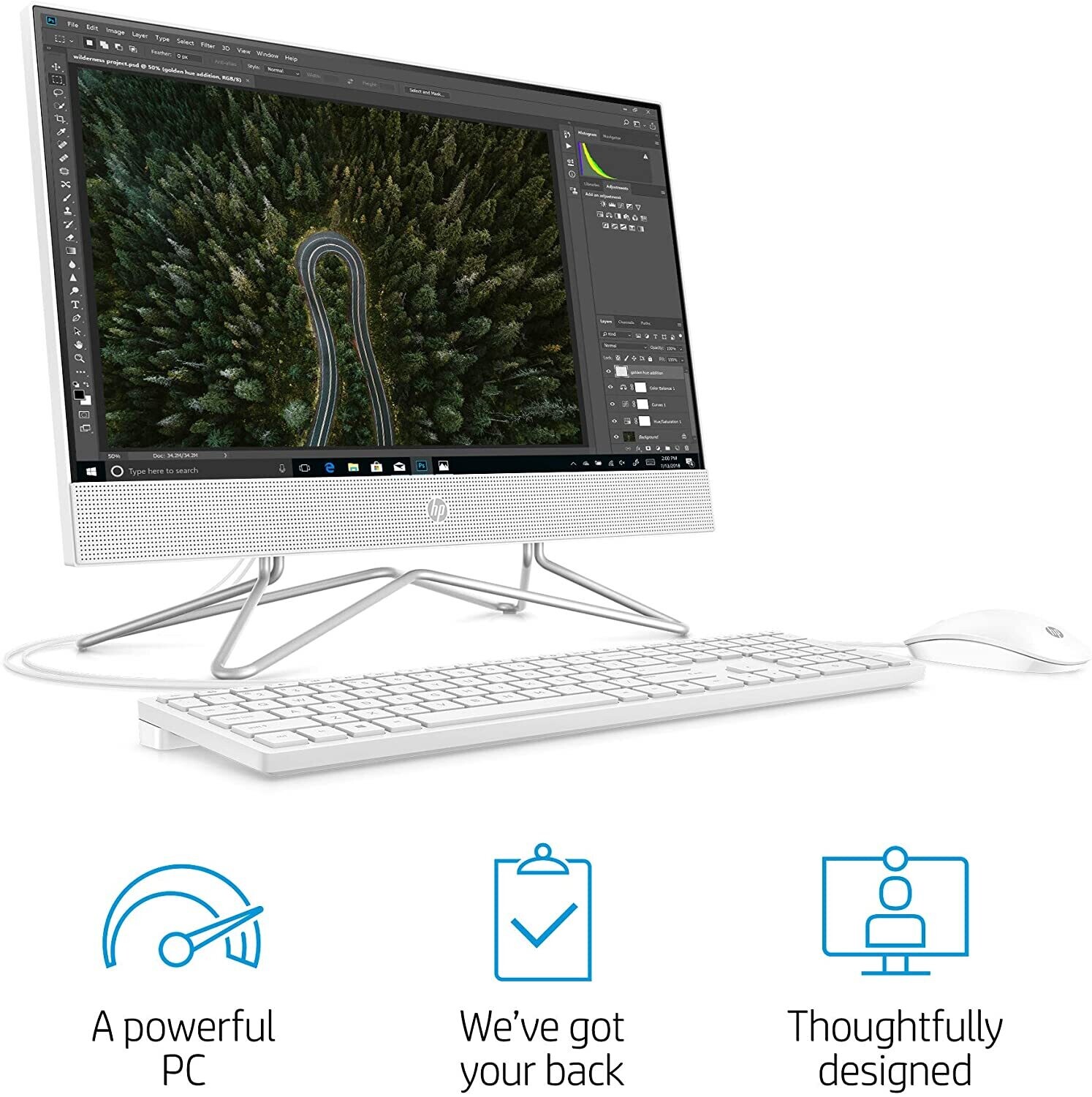 ​HP 22-inch All-in-One Desktop Computer