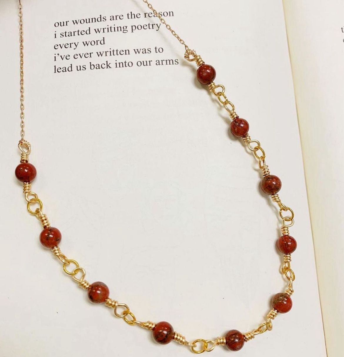 Red Japser Necklace