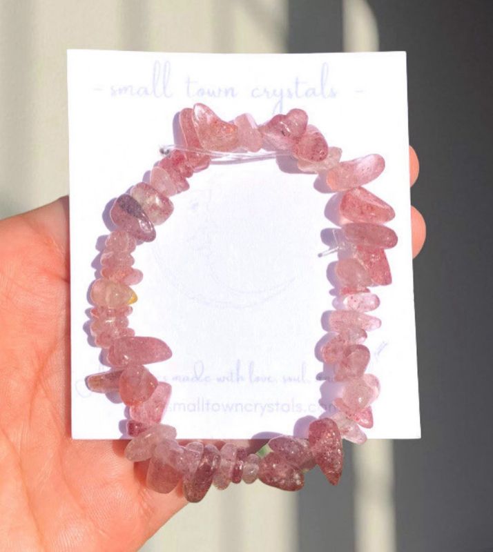 Strawberry Quartz Bracelet
