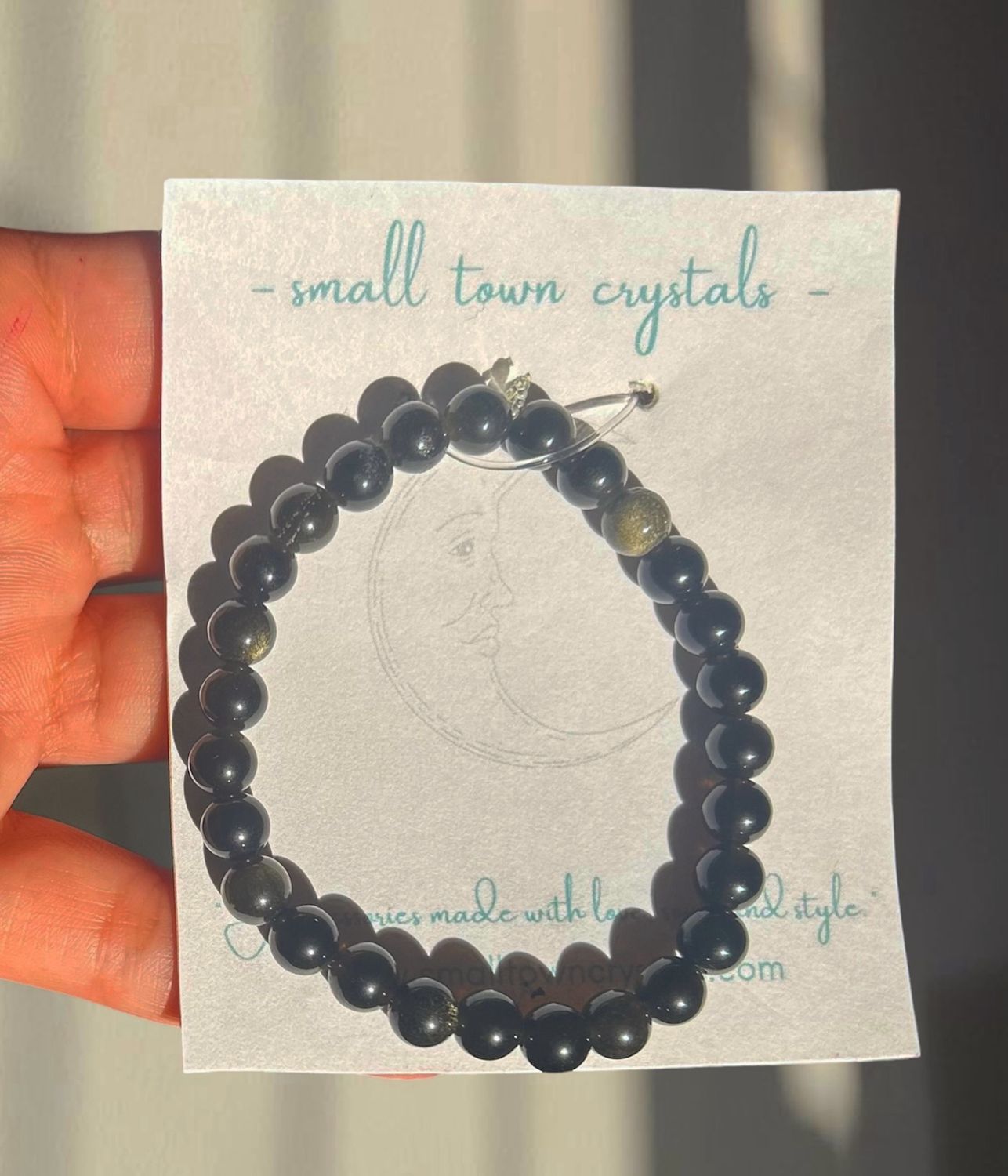 Black Obsidian Bracelet