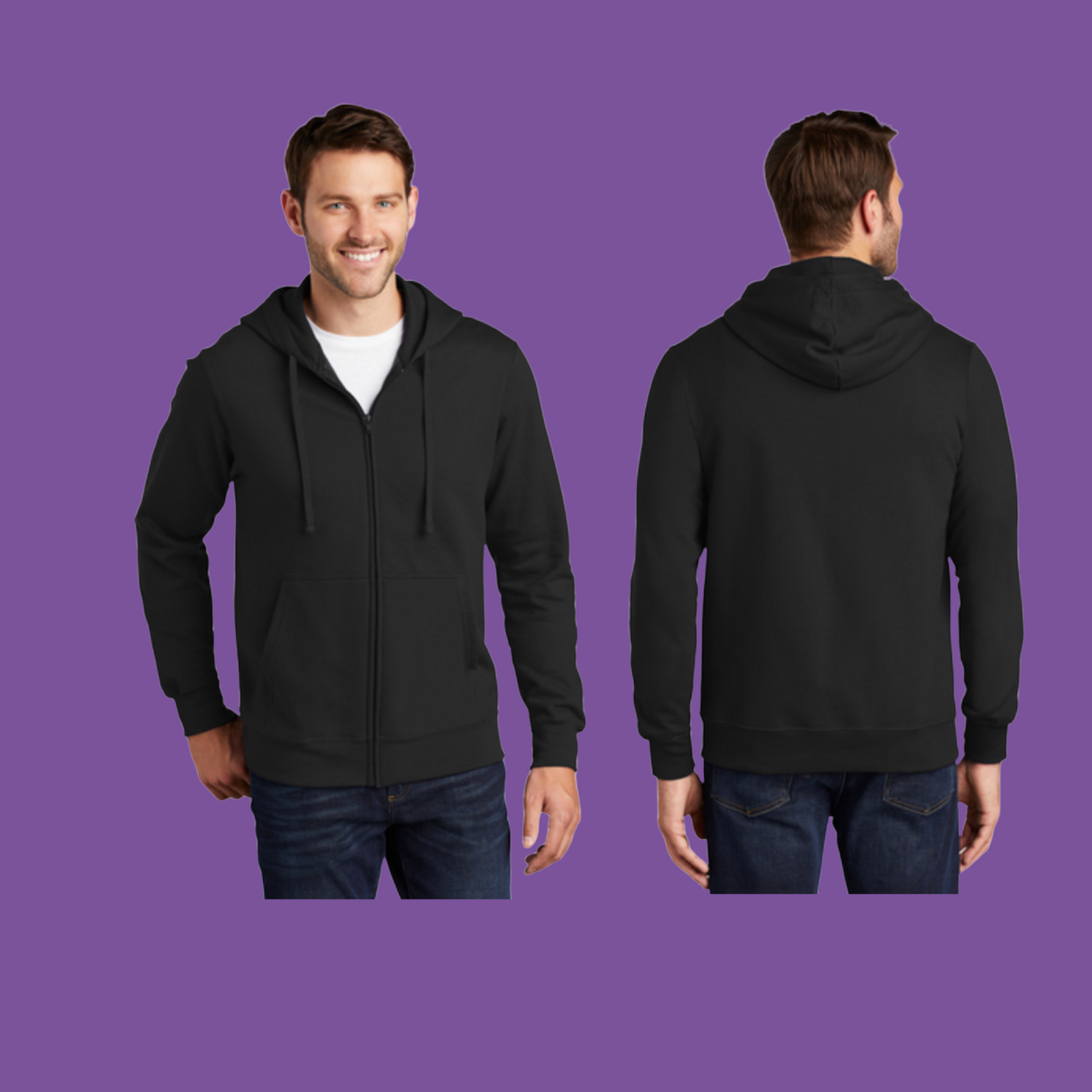 Port &amp; Company® Fan Favorite Fleece Full-Zip
Hooded Sweatshirt (3 COLORS)