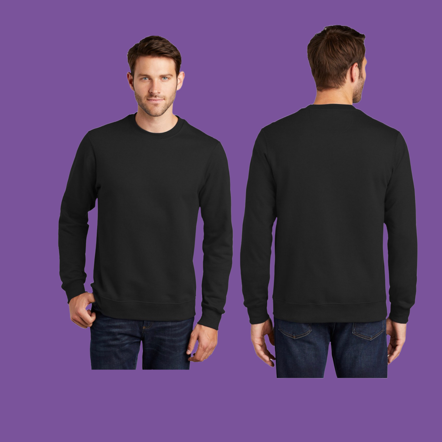 Port &amp; Company® Fan Favorite Fleece Crewneck Sweatshirt. (3 COLORS)