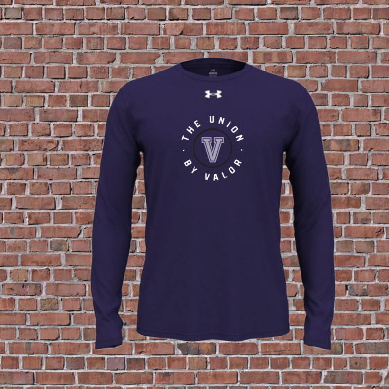 *CLEARANCE* UNION BASKETBALL  YOUTH UA TECH™ TEAM LONG SLEEVE (PURPLE)