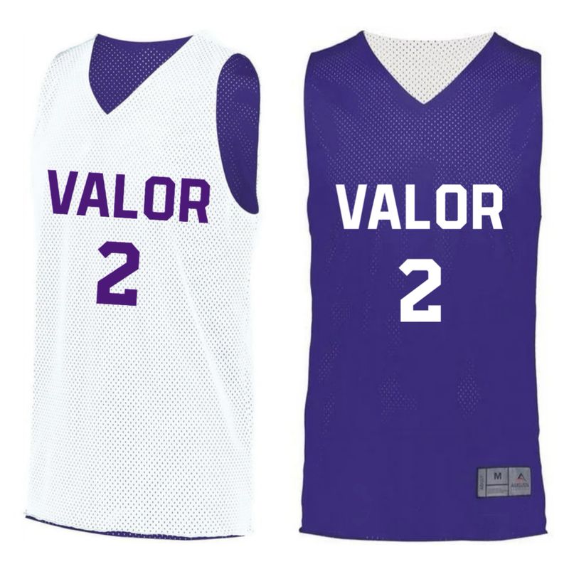 VALOR PURPLE/WHITE MESH REVERSIBLE PRACTICE JERSEY