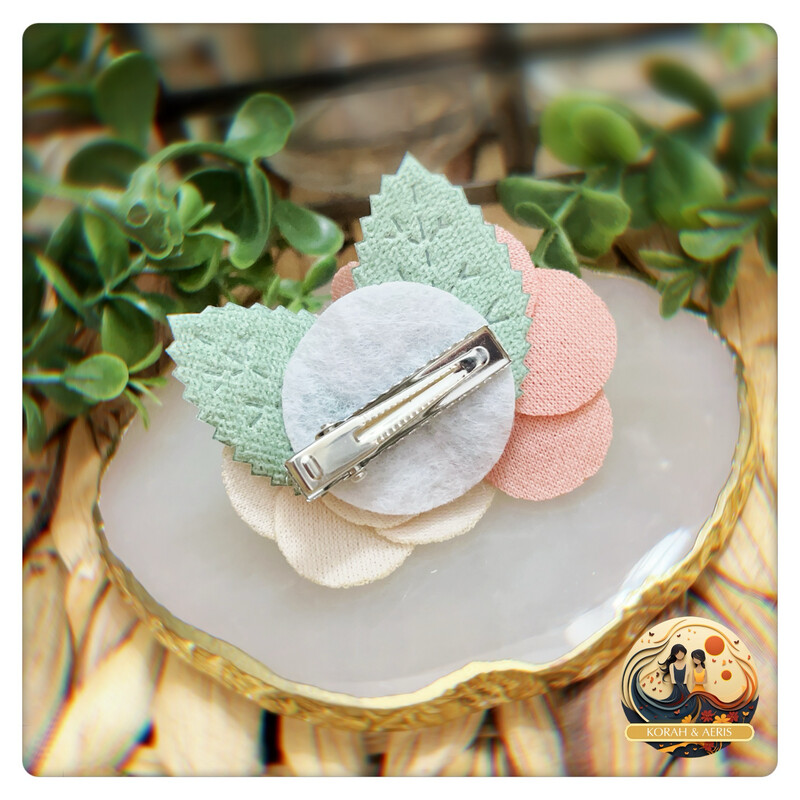 Double Blossom Rose Clip (1 Pc)