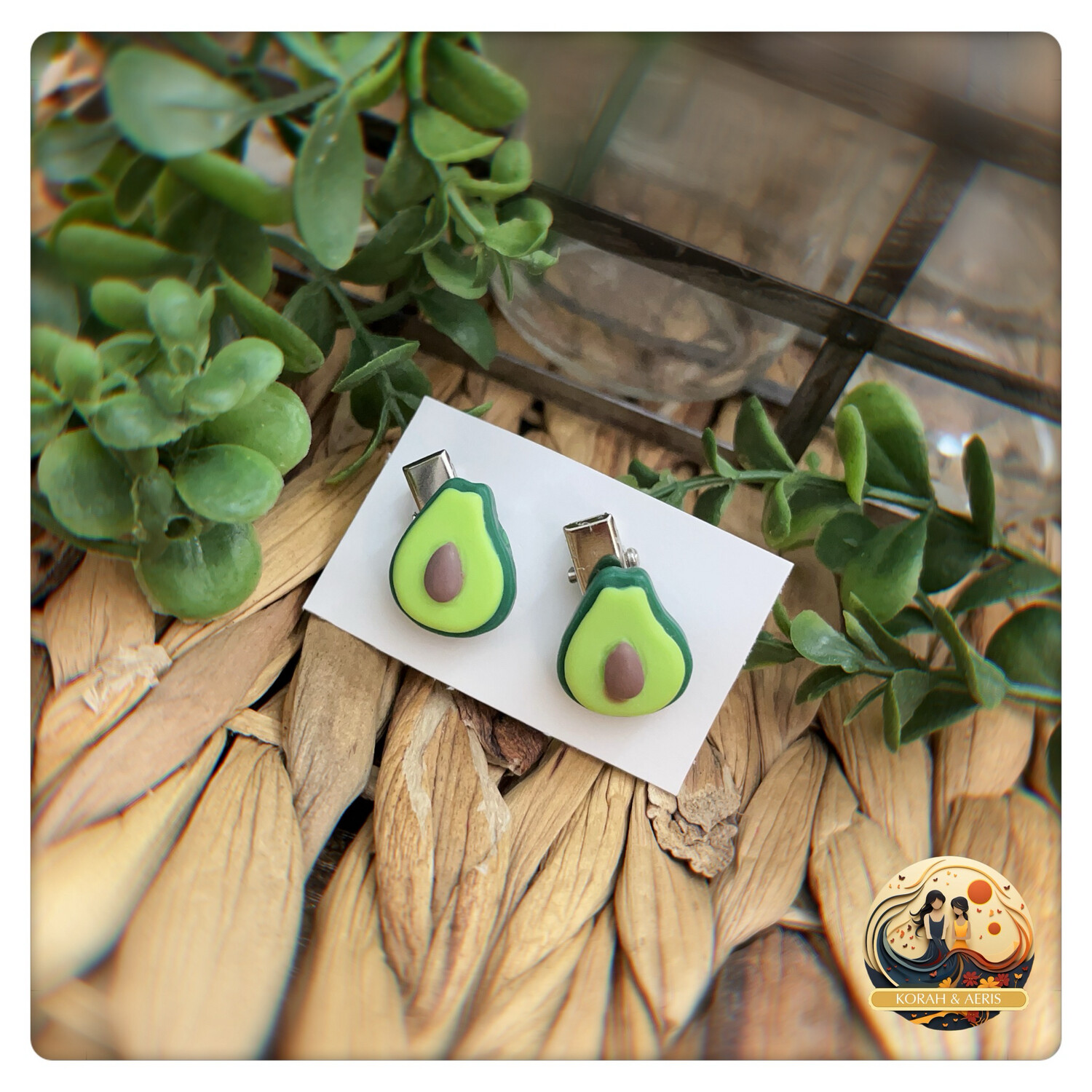Mini 🥑 Hair Clips (2 Pcs)