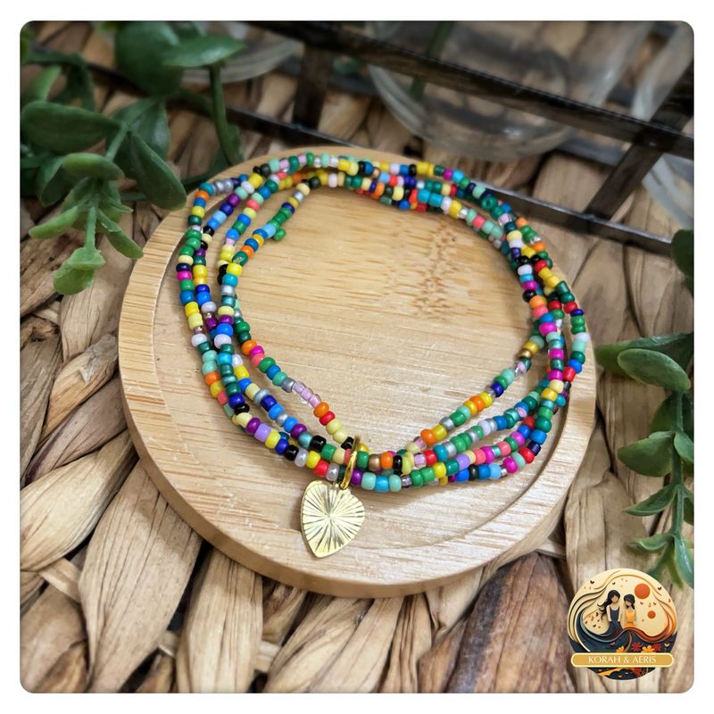 Tricolor Beaded Bracelet