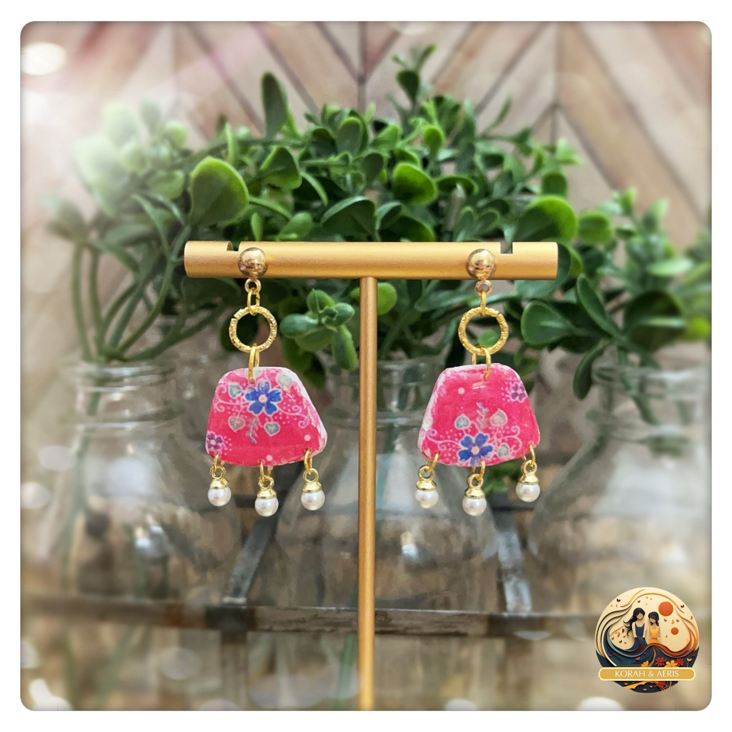 Thawg Paj (Polymer Clay-Hmong Inspired)