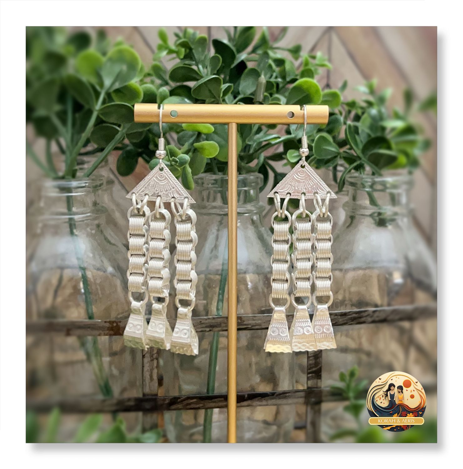 Silver (Money 2) Earrings