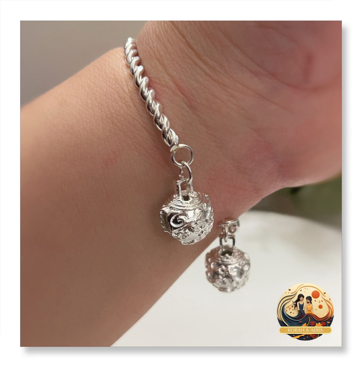 Silver Bells (bangle Bracelet)