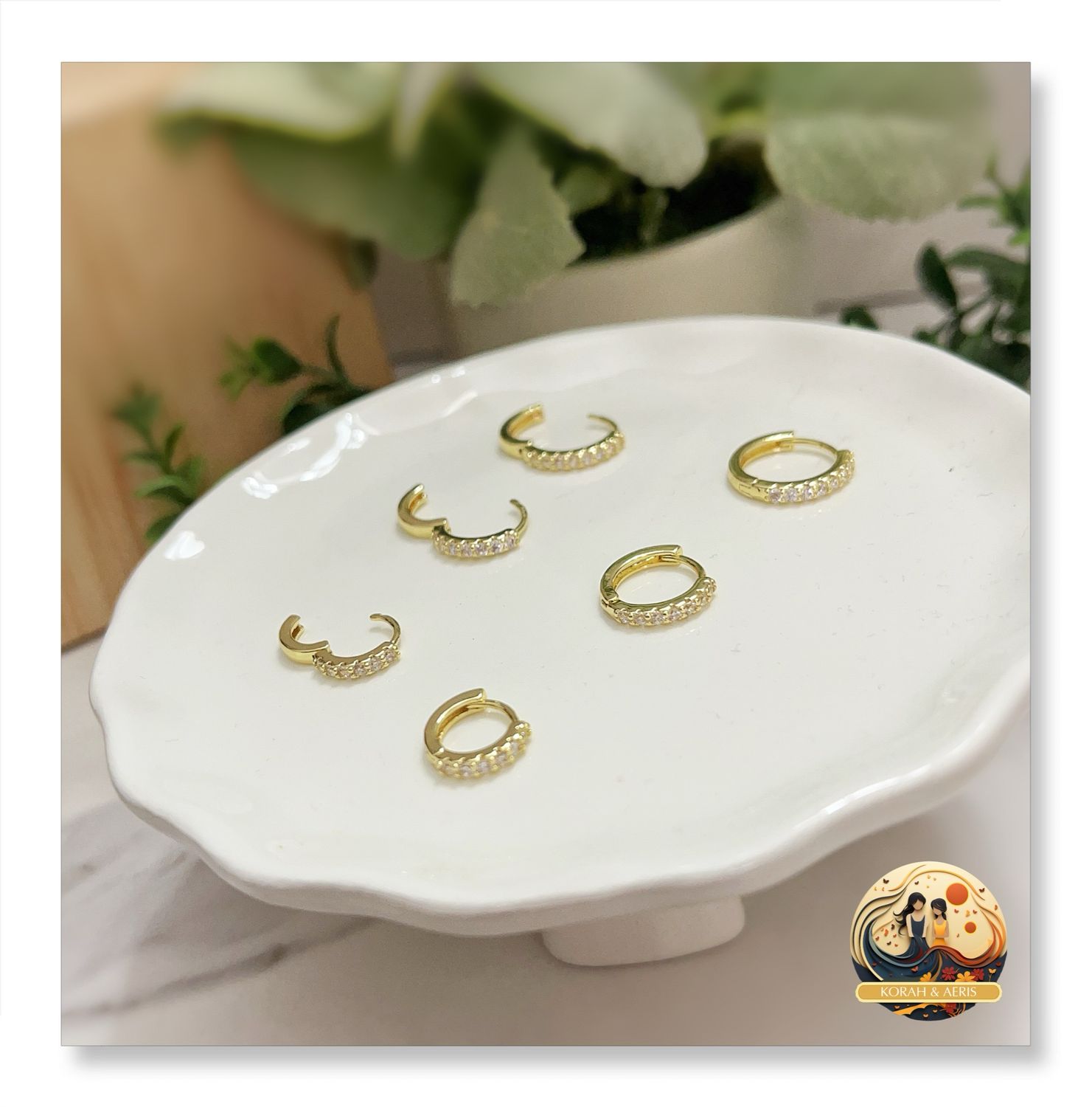 Dainty Diamond Hoops (SetOf3)