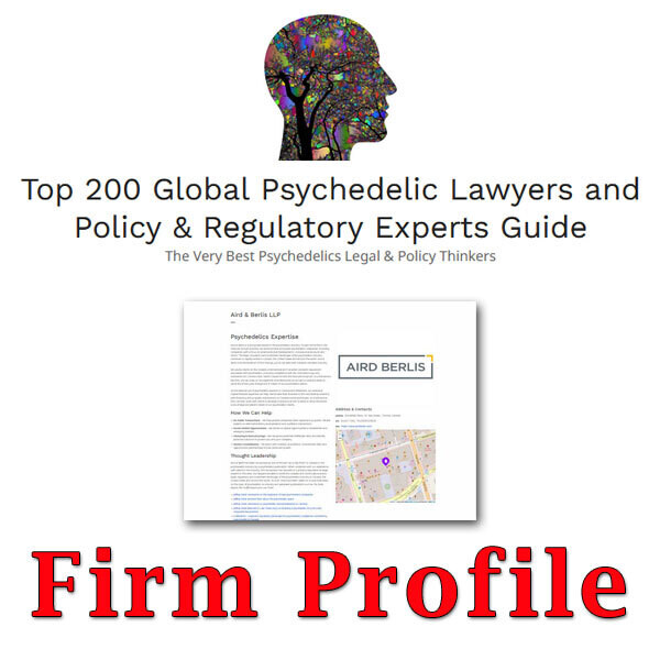 Top 200 Psychedelic Lawyers Firm Profile 2023 - Early Bird Special.