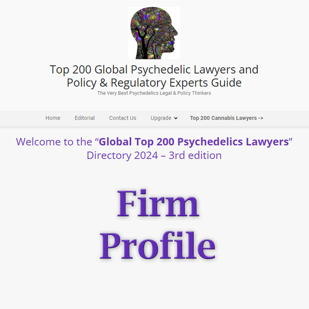 Top 200 Psychedelic Lawyers Firm Profile 2024