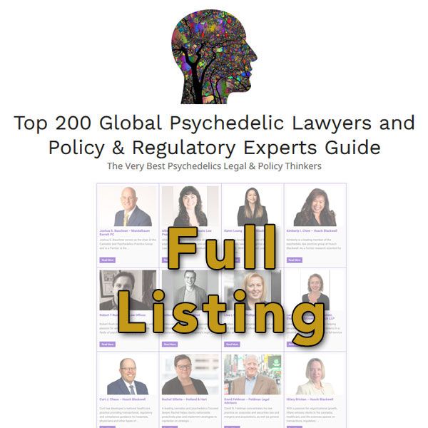 Top 200 Psychedelic Lawyers 2025 Upgrade