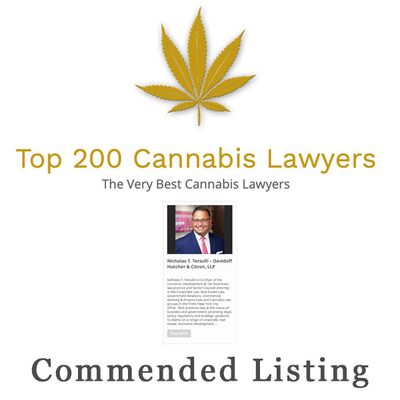 Commended Listing for those not highlighted as a  Top 200 Cannabis Lawyers  - Sixth Edition - September 2025- August 2026