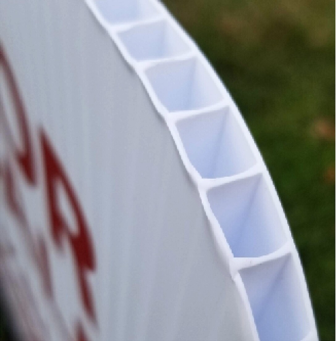 24 x 36 Hanging Real Estate Sign / GROMMETS / 2 SIDE / 10MM CORO