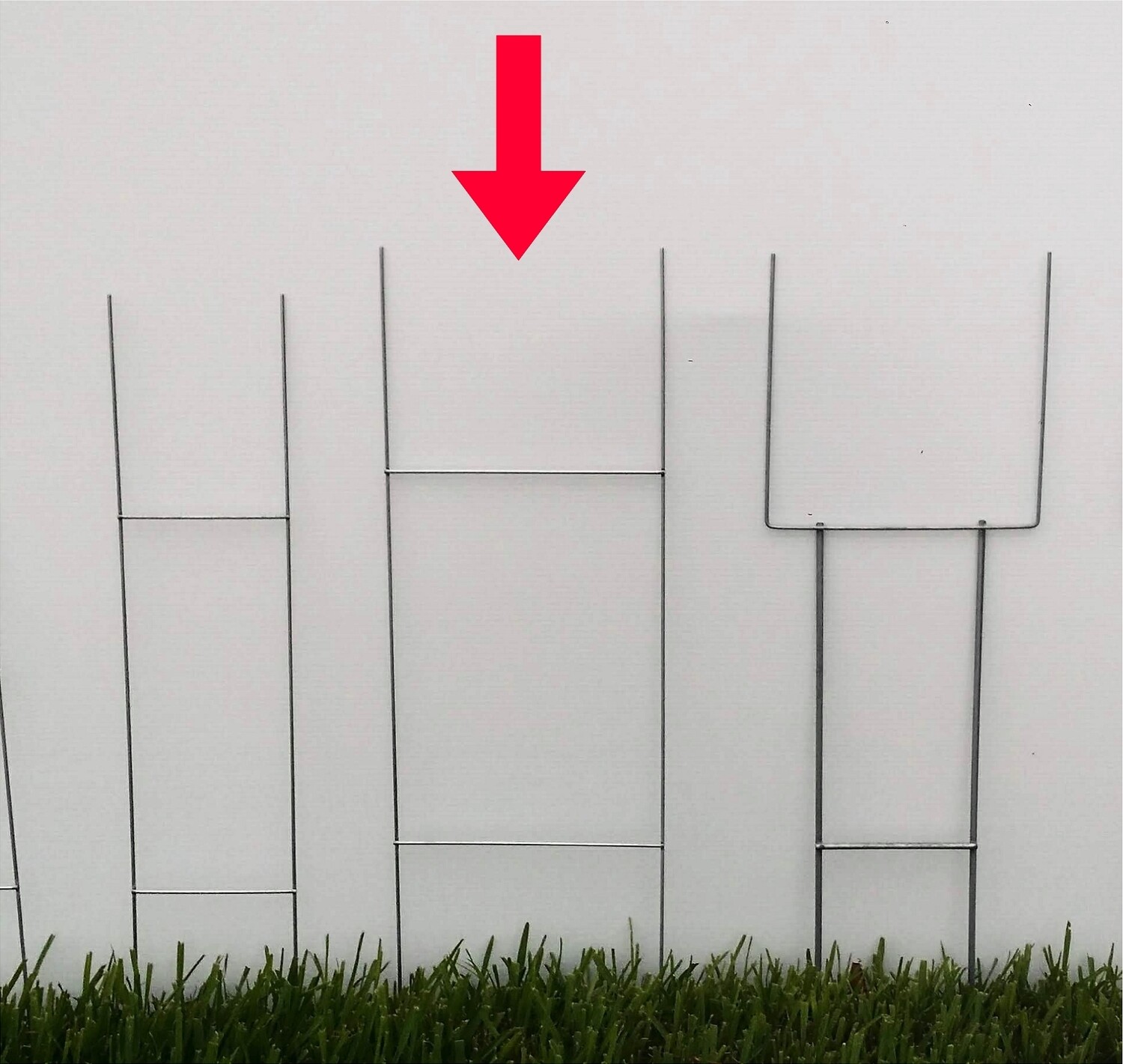 10 x 30 WIRE YARD SIGN STAKES / BOX 50