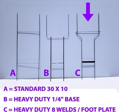 Open House Essential: 10-Pack Heavy Duty Yard Sign Stakes