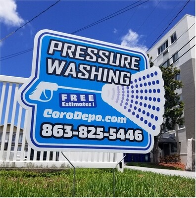 DIE CUT YARD SIGNS