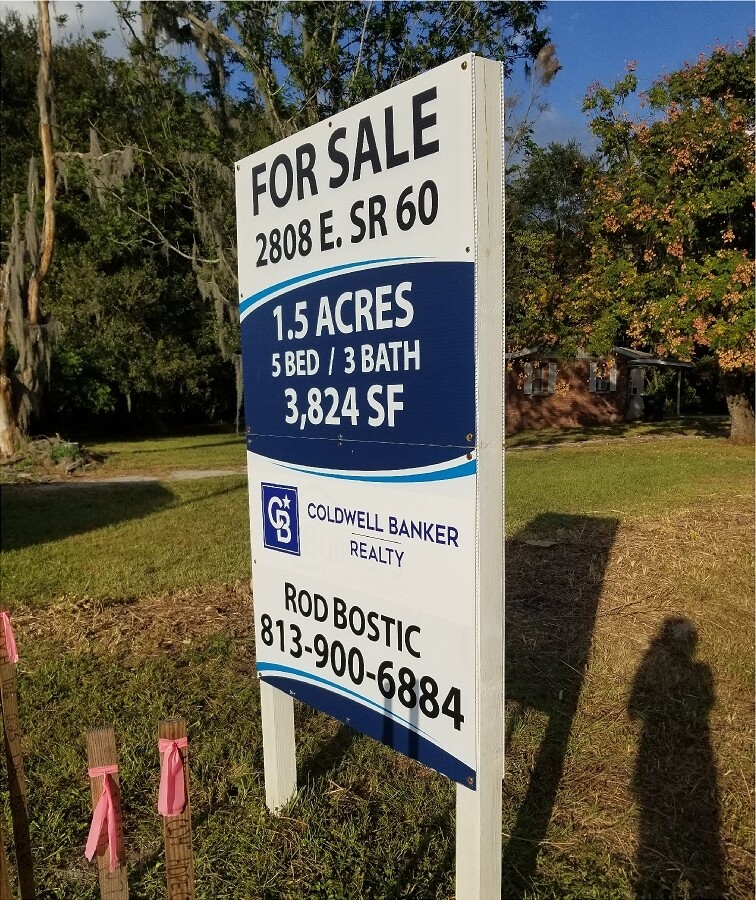 Builder Sign / 36 x 46 / 1 SIDE / 10MM COROPLAST