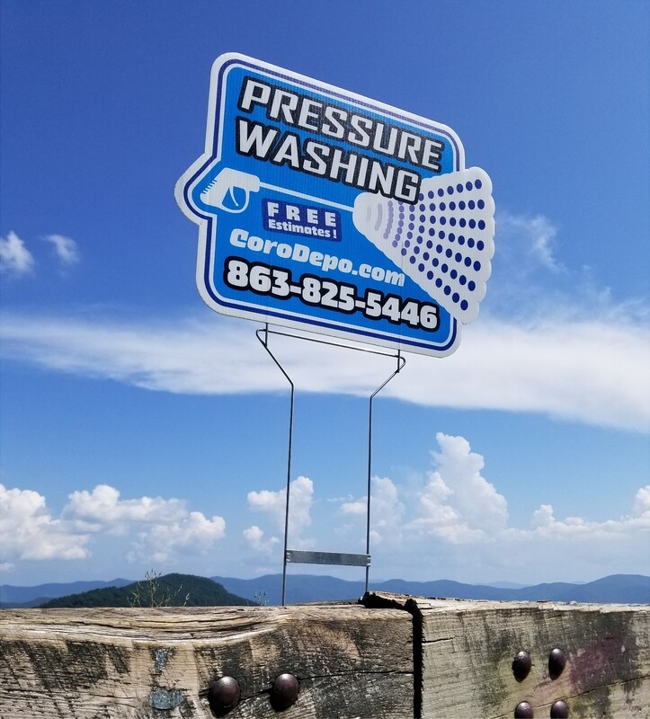 HEAVY DUTY YARD SIGN STAKES