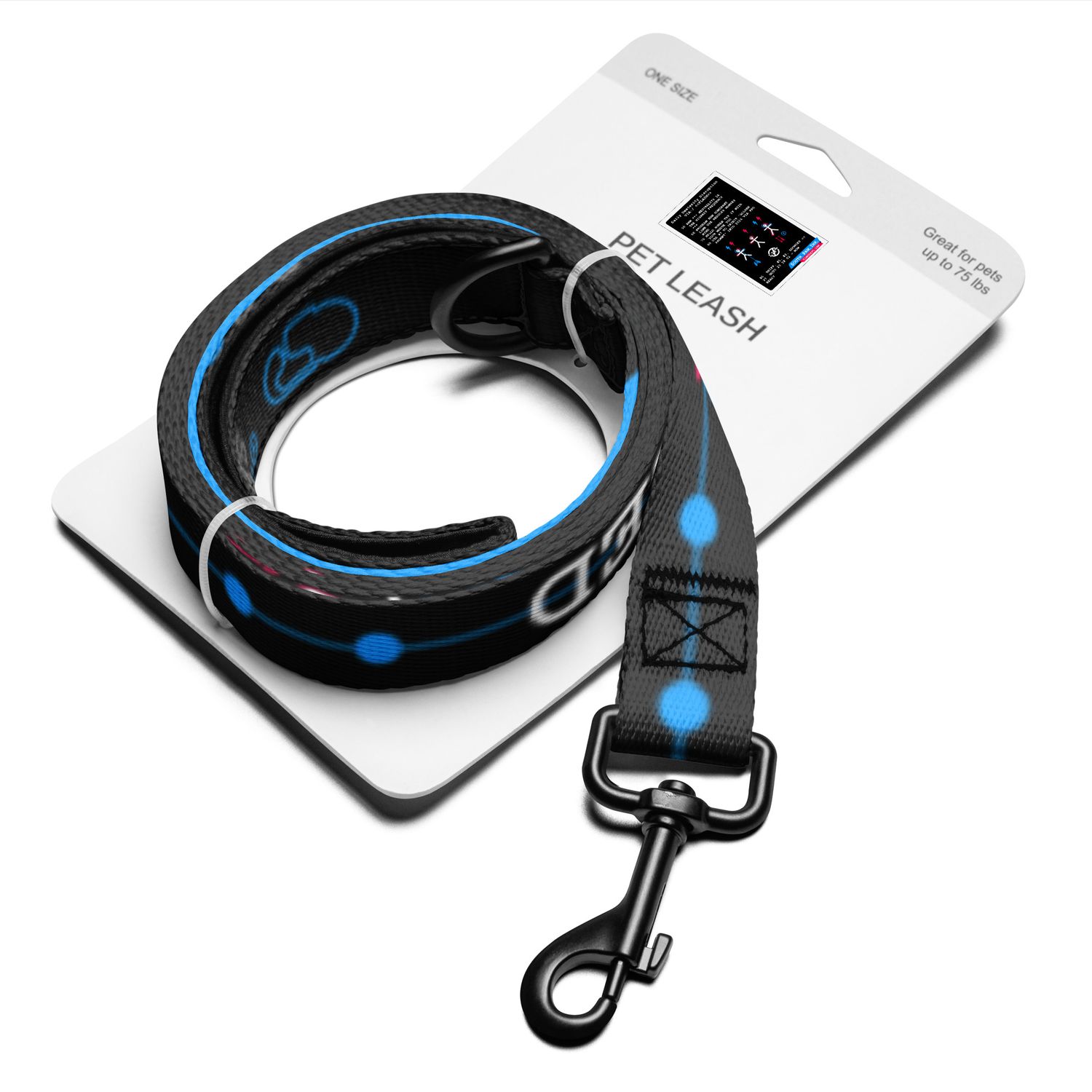 Left Handed Dog Leash - RUN:/  Dual Brain Mode / SOUTH PAW SPEED with our left handed leash.