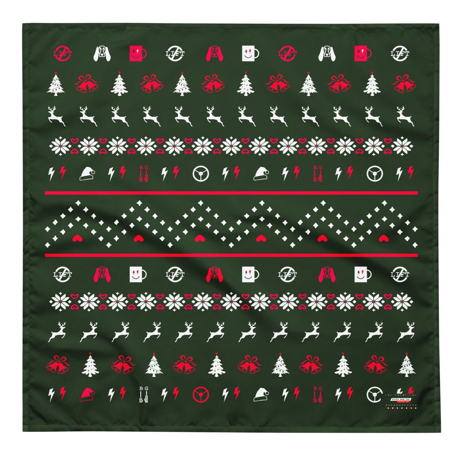 Dog Christmas Bandana - Ugly Christmas Bandana
