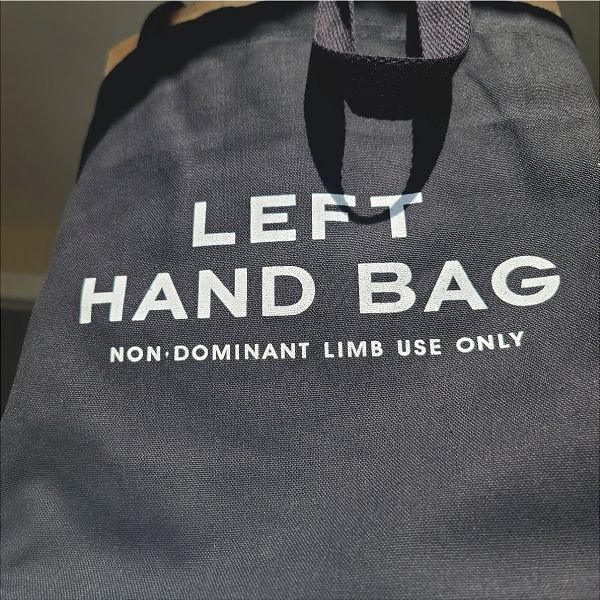 LEFT HAND BAG - Large Cotton Canvas Tote (20&quot; x 15&quot; x 5&quot;)