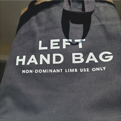 LEFT HAND BAG - Large Cotton Canvas Tote (20" x 15" x 5")