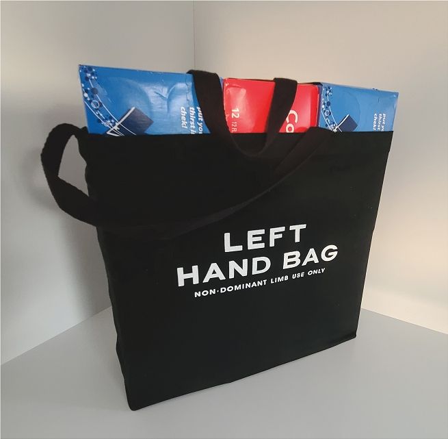 LEFT HAND BAG - Large Cotton Canvas Tote (20" x 15" x 5")