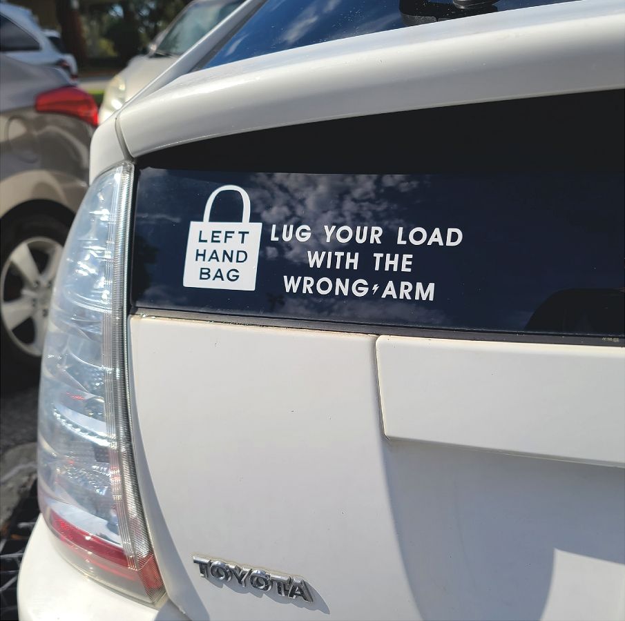 Neuroplasticity Training Car Decal - "Lug Your Load" | 9" x 3.25" Oracal 751 Cast Vinyl