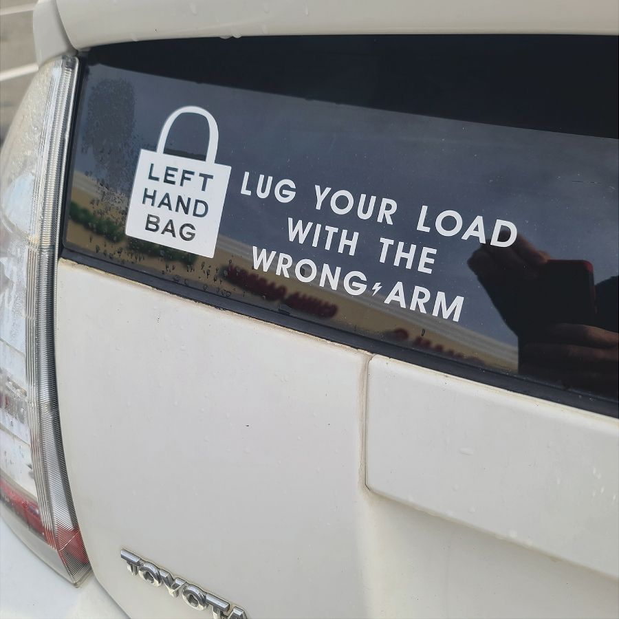 Neuroplasticity Training Car Decal - "Lug Your Load" | 9" x 3.25" Oracal 751 Cast Vinyl