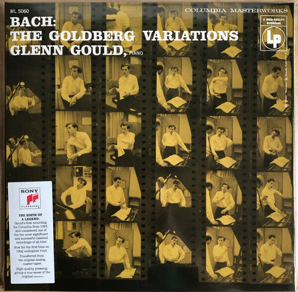 LP: Bach : Glenn Gould — The Goldberg Variations