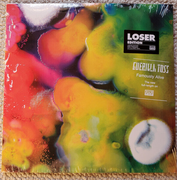 LP Purple Transparent Marble: Guerilla Toss — Famously Alive