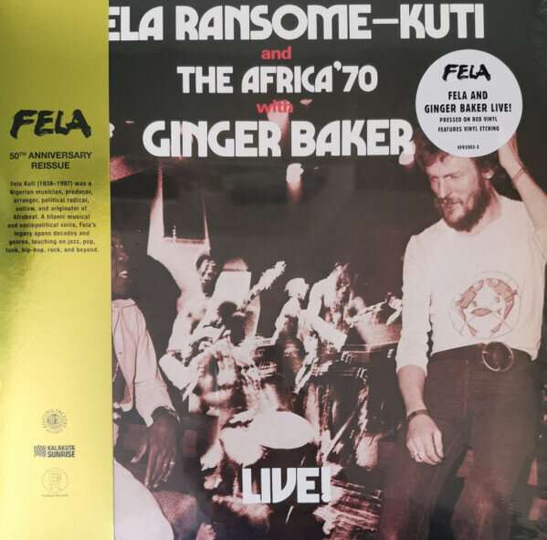 2LP: Fela Ransome-Kuti And The Africa '70 With Ginger Baker — Live!