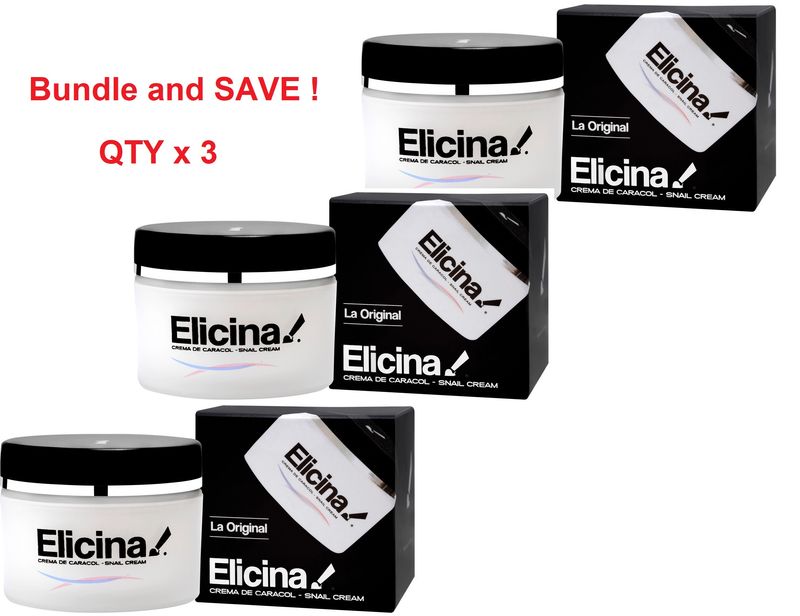 QTY x 3 Elicina Anti-Aging Regenerative Cream 40gr