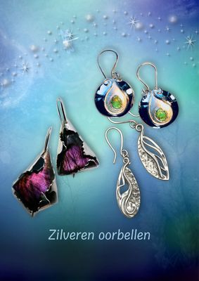 Zilveren oorbellen