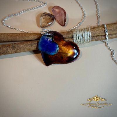 Dansende Hartjes – emaille hanger