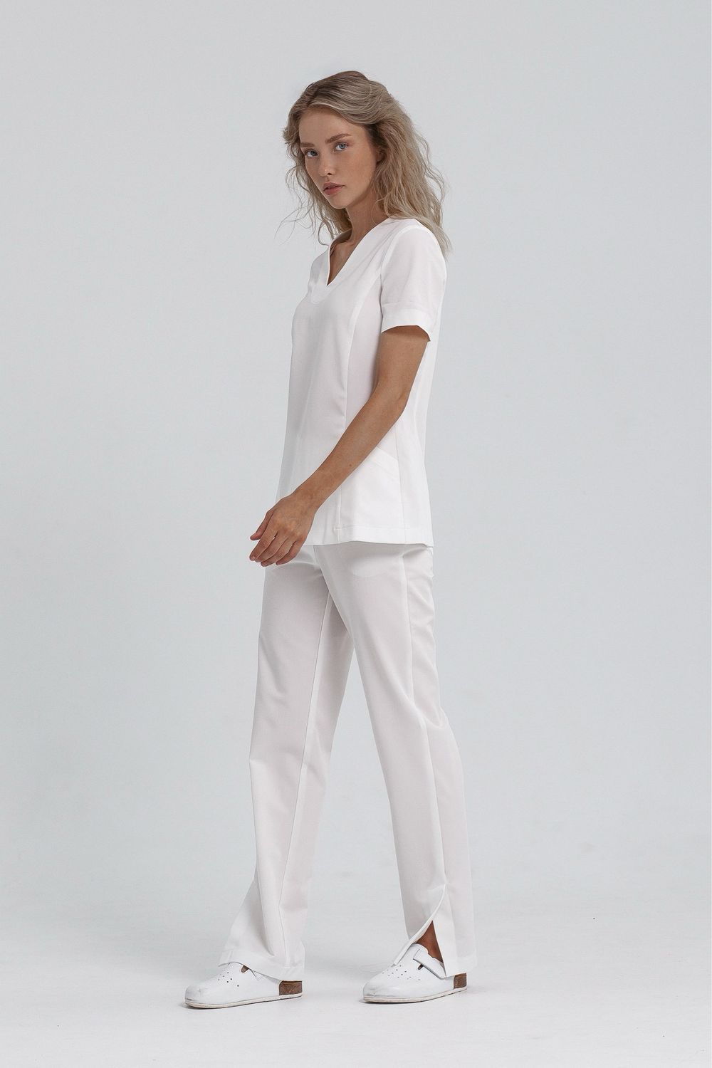 Комплект блуза BAZA и брюки с разрезами
