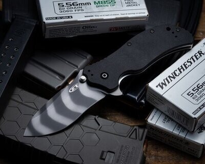 Zero Tolerance Knives ZT0350TS Tiger Strip Flipper Knife S30V Steel Blade FREE SHIPPING. PAY NO SALES TAX ON THIS ITEM