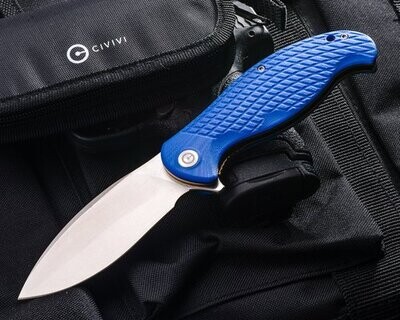 CIVIVI Naja Linerlock Blue G10 Flipper Knife 9Cr18MoV Blade C802B