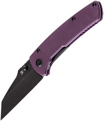 Kansept Knives Main Street Linerlock ,154CM stainless blade,Purple G10 handle.