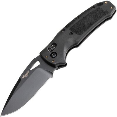 Sig Knives by Hogue Nitron Able Lock DP Knife black finish CPM S30V stainless drop point blade