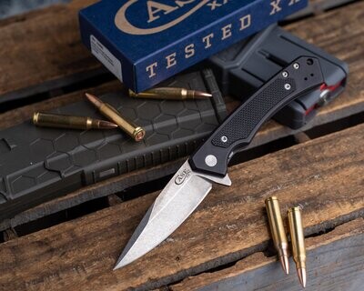 Case Flipper Knife S35VN Blade Anodized Aluminum Black Marilla. FREE SHIPPING, PAY NO SALES TAX, SAVE LOTS OF $$$$$