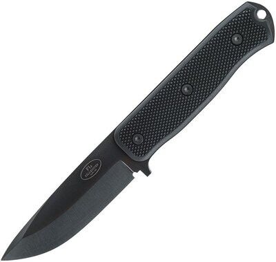 Fallkniven Knives FNF1XBCLIP F1x Military Survival Knife,black Tungsten DLC coated laminate cobalt steel blade